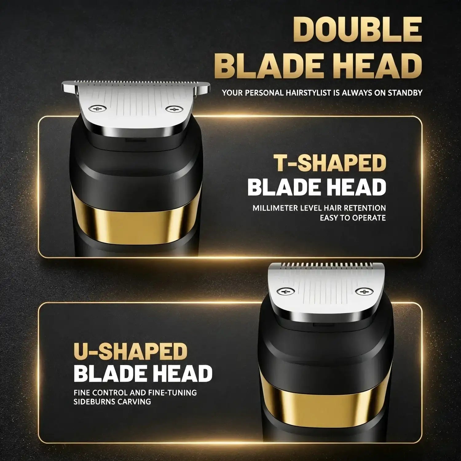 Clippers and Trimmers Set with Combs