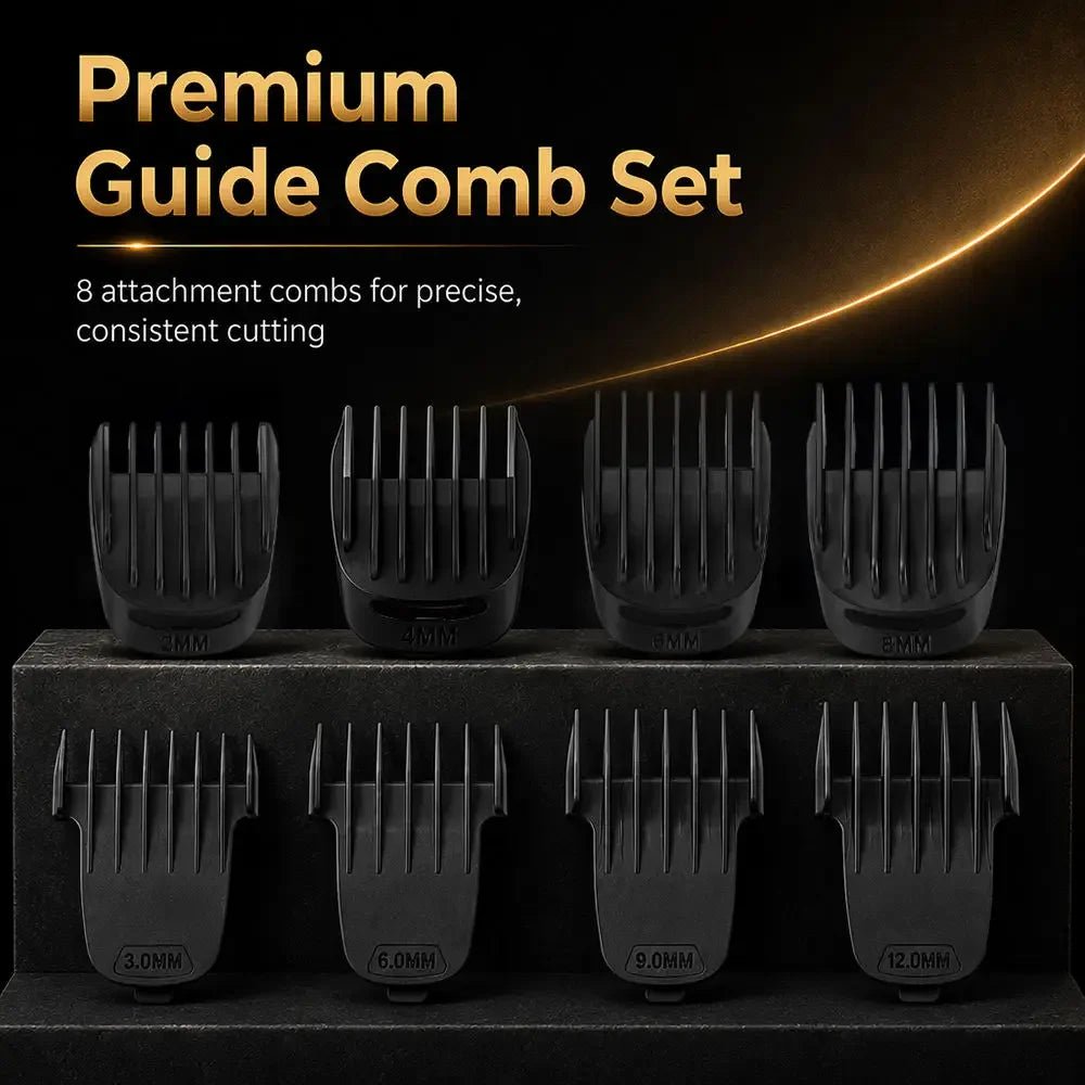 Clippers and Trimmers Set with Combs