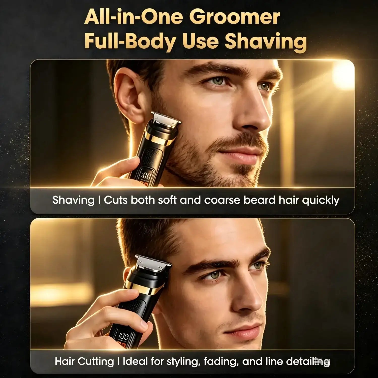 Clippers and Trimmers Set with Combs