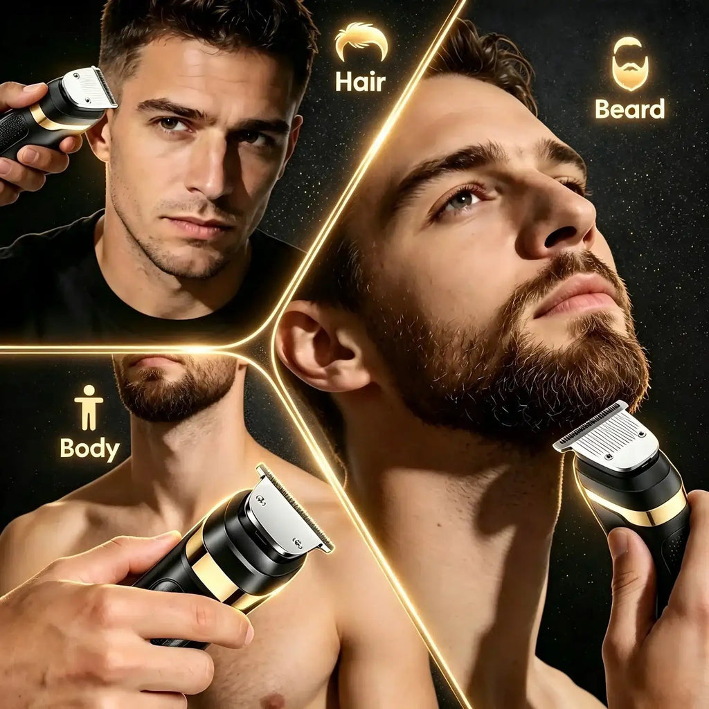 Clippers and Trimmers Set with Combs - Brixmen