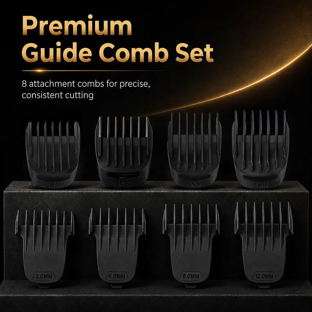 Clippers and Trimmers Set with Combs - Brixmen