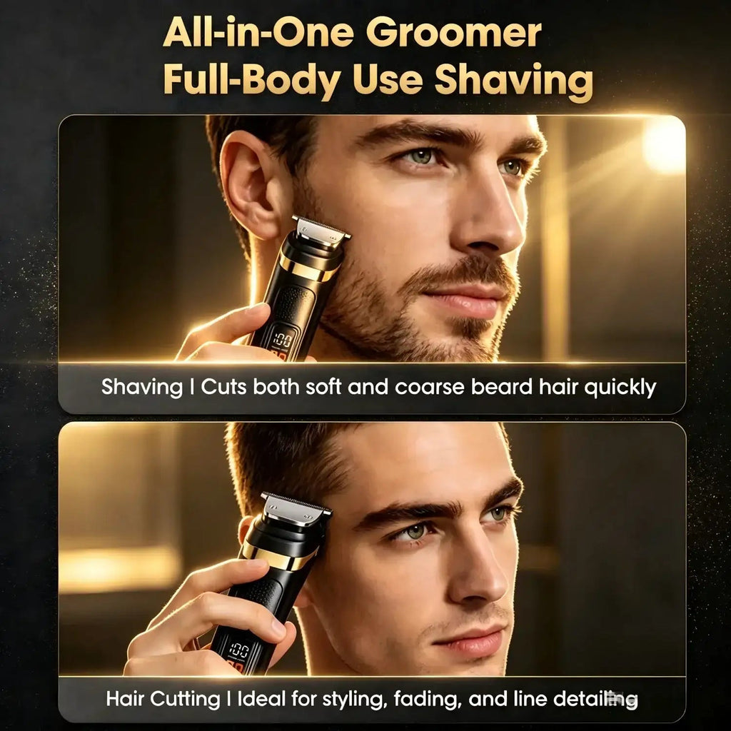 Clippers and Trimmers Set with Combs - Brixmen