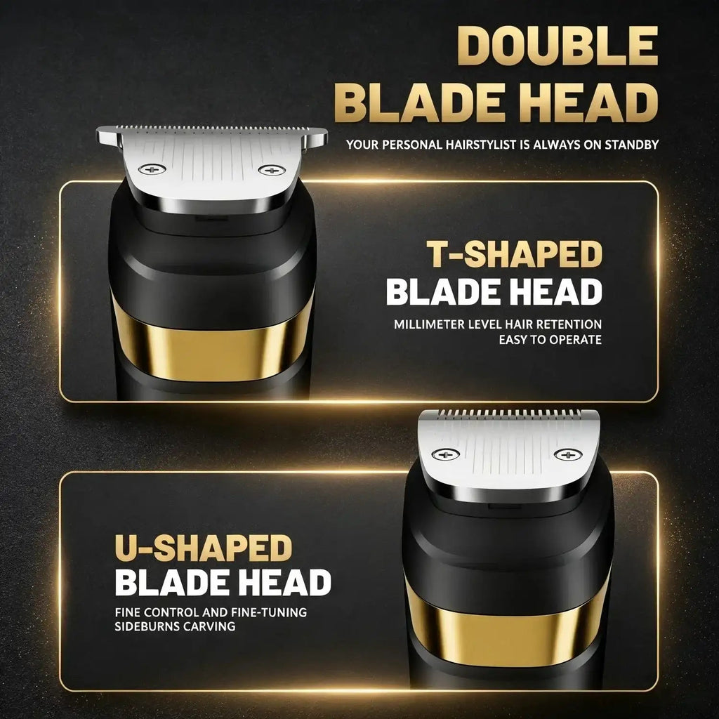 Clippers and Trimmers Set with Combs - Brixmen